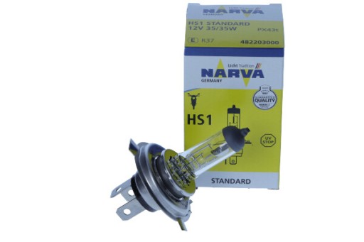 NARVA ŽIAROVKA 12V HS1 35/35W PX43T P43t 48220 NA MOTOCYKEL, SKÚTER, MOTOR