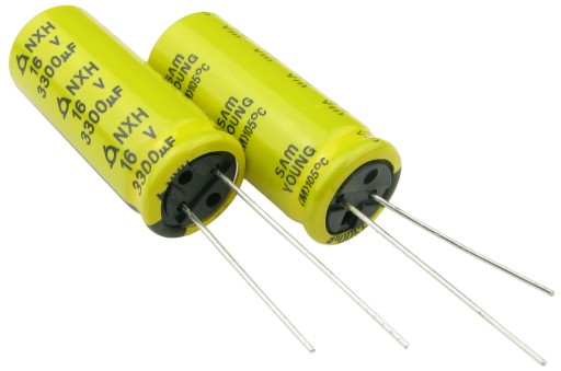 Elektrolytický kondenzátor 3300uF/16V LOW ESR SamYoung NXH /3026