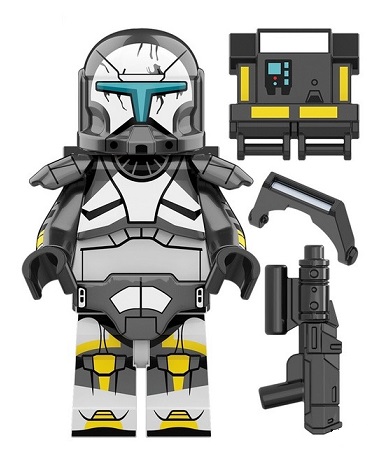 Bricks SW Clone Trooper figúrka + zbraň