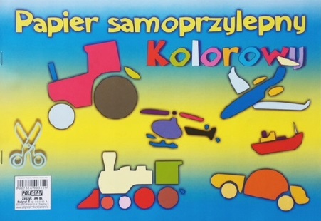 FAREBNÝ SAMOLEPIACI PAPIER A5 8 LISTOVÝ POLYGRAF