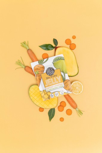 BIO OVOCNÉ ŽELÉ MRKVOVÁ-MANGO, 50g, DIÉTNA-POTRAVA