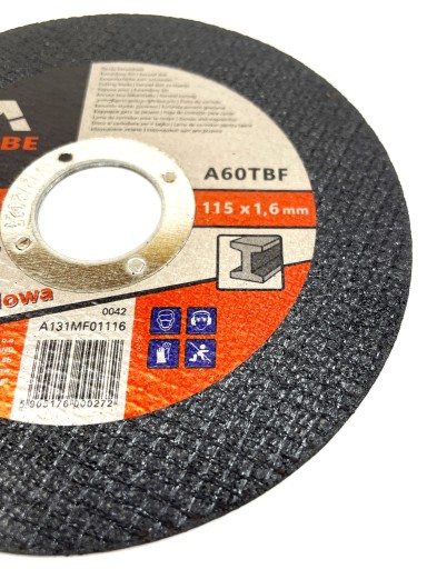 KOVOVÉ REZNÉ KOTÚČE 115 x 1,6 mm OCELOVÉ ODOLNÉ KOVOVÉ REZNÉ KOTÚČE