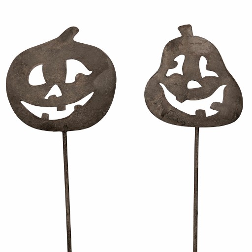2 ks ORNAMENT dekorácie doplnok do kvetináčov HALLOWEEN TEKVINY
