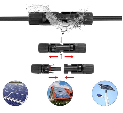 KONEKTOR + - FOTOVOLTAICKÝ KONEKTOR MC4 SOLAR