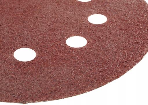 DISKOVÝ BRÚSNY DISK S BRÚSNYM KOTÚČOM NA VELCRO SADR P36 125MM 10 KS