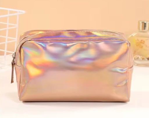 Kozmetická taštička HOLO PINK 1 ks.