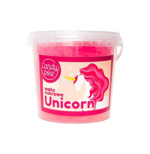Cukrová vata vo vedierku s príchuťou UNICORN 1L Darček