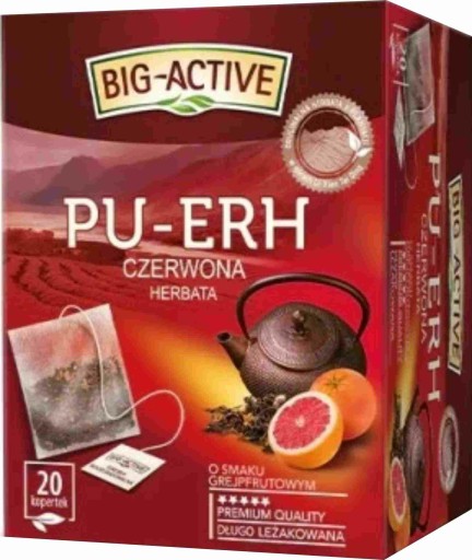 BIG ACTIVE Red Grapefruit 20x1,8g