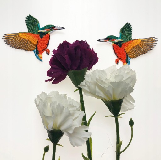 TERMO nažehľovačka Kingfishers Birds 2 ks
