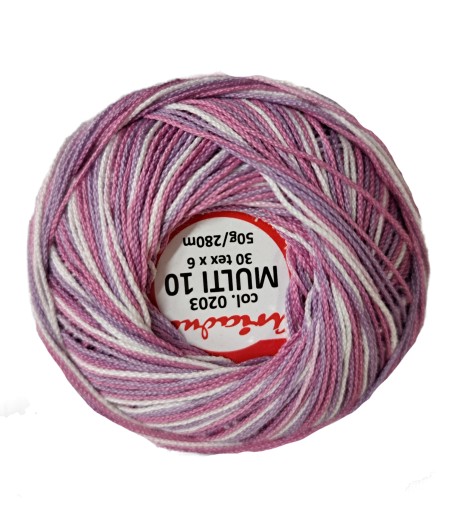 Cordonek MULTI 10 Ariadna 50g 30*6 farieb 203