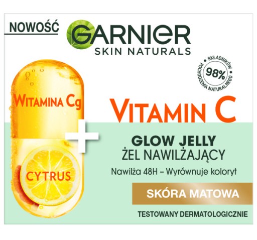 GARNIER Skin Naturals Vitamín C gél na tvár