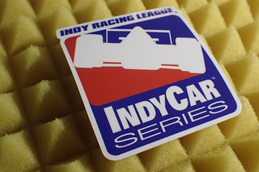 NÁLEPKA NA NÁLEPKU SÉRIE INDYCAR RACING INDY CAR USA 6,7 x 7,3 cm
