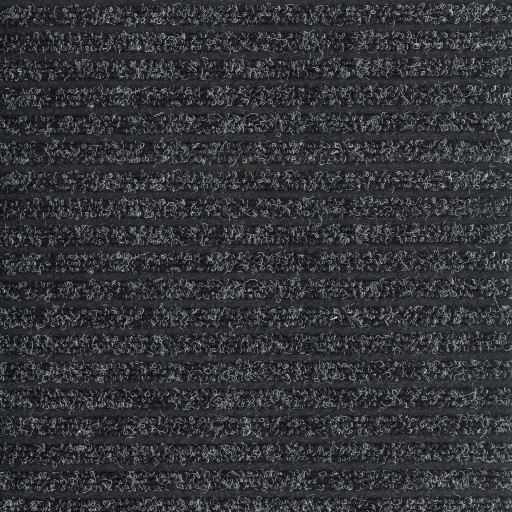Vchodová rohožka, textilná, pruhovaná, 38x75cm, šedá