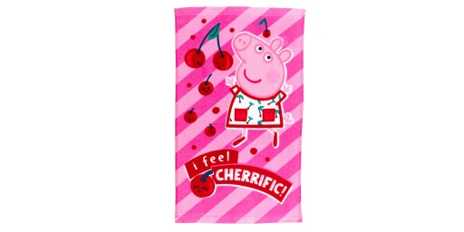 Osuška do škôlky 30x50 peppa pig pink peppa