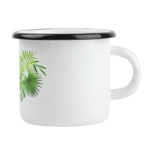 MONSTERA hrnček smaltovaný 400 ml