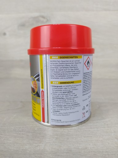 NIGRIN Putty Jemný tmel 245g + 5g tužidlo