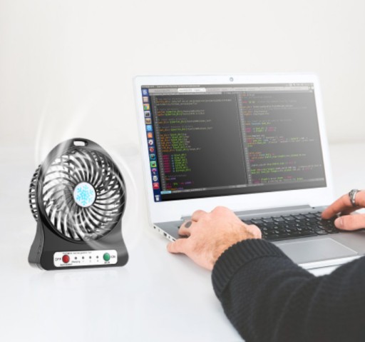 Prenosný bezdrôtový ventilátor s batériou
