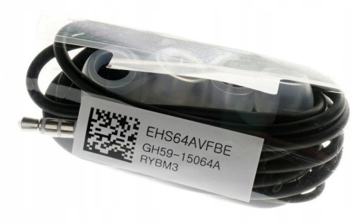 Káblové slúchadlá do uší Samsung EHS64AVFBE Mini jack 3,5 mm mikrofón