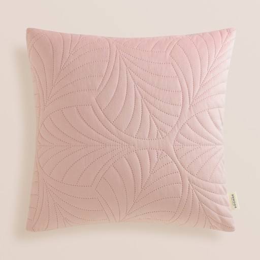 Prehoz na vankúš 45x45 Dekoratívny FEEL Powder Velvet Quiltted Velvet