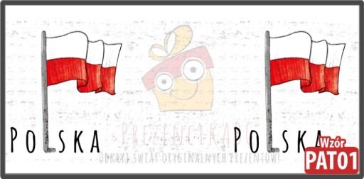 Hrnček Patriota POLISH FLAG Biely
