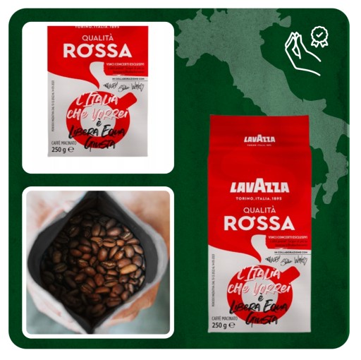 Lavazza Qualita Rossa 250g talianska mletá káva