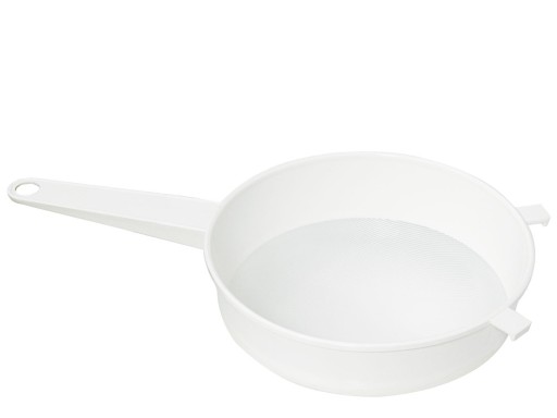 Plastové sitko, cedník, sitko s rúčkou, 20 cm, HRUBÉ