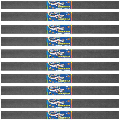 BAMBINO CRIPPLED hodvábny papier 50x200cm DEKORATÍVNY GREY 10 kusov