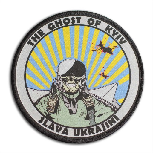 The Ghost of Kyiv tlačený patch The Ghost Of Kyiv