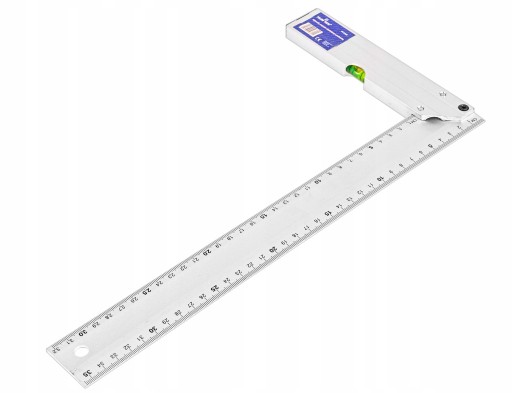 HLINÍKOVÁ UHĽOVÁ HVIEZDA S LEVEL TESAŘSKÝM PRAVIDLOM PRAVIDLO MERY 350 mm
