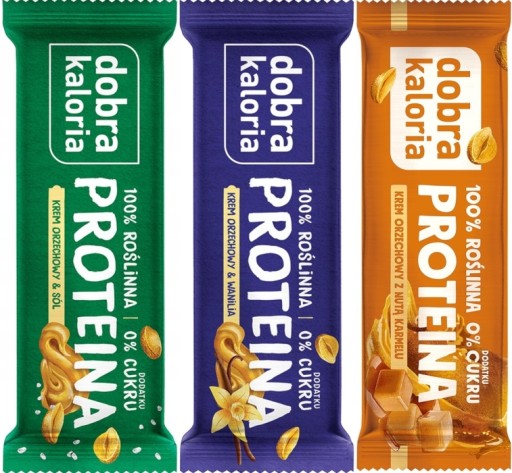 MIX CHUTÍ DOBRÉ KALÓRIE PROTEÍNOVÉ TYČINKY SADA ORIEŠKOV VANILKA KARAMELOVÁ
