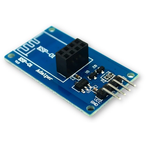ESP-01 Adaptér ESP-01S na ESP8266 s regulátorom napätia 3,3 - 5 V 2,54 mm