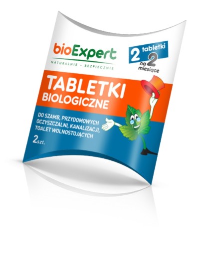 BIO Tablety do septikov a čističiek odpadových vôd, 2 ks, Bio