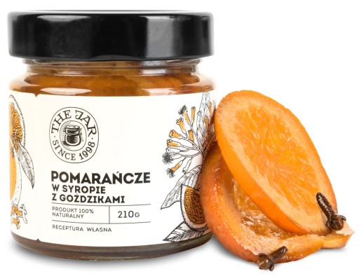 Pomaranč v sirupe s klinčekmi na čaj 210 g