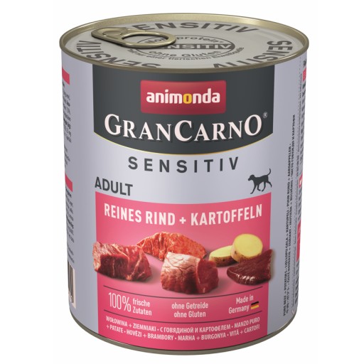 ANIMONDA Grancarno Sensitiv chuť: mleté hovädzie mäso
