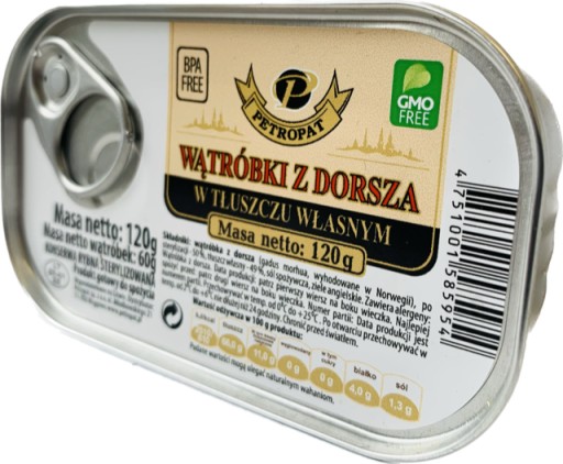 RYBIA PEČEŇ VO VLASTNOM TUKU 120 G PETROPAT