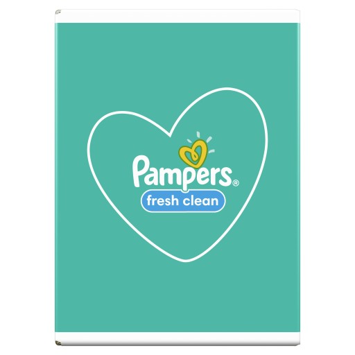 Pampers Fresh Clean vlhčené obrúsky 1 x 80 ks.