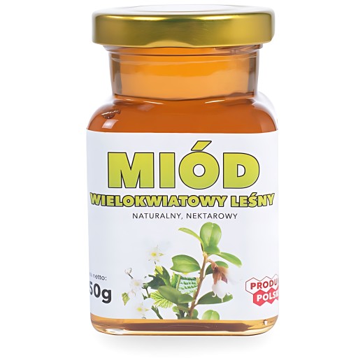 Viackvetý lesný nektárový med z lesných hôr MiodyCeremuga 250g