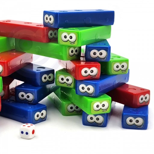 Wobble Tower Puzzle WORMS Arkádová hra WOOPIE 4+