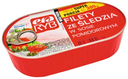 Era Ryb Filety zo sleďa v paradajkovej omáčke 300g