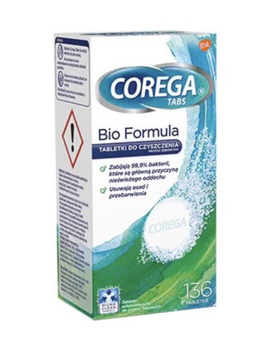 COREGA Čistiace tablety na zubné protézy 8 ks