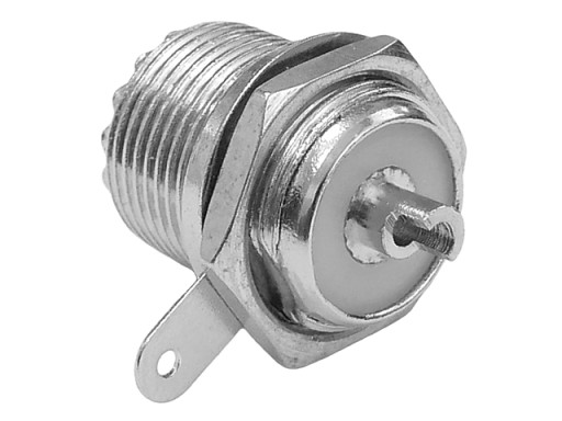 Panelová zásuvka UHF/UC1 50Ohm, typ O, spájkovaná