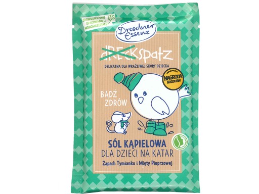 SOĽ DO KÚPEĽA pre DETI na nádchu, prechladnutie, BUĎTE ZDRAVÍ Dresdner Essenz