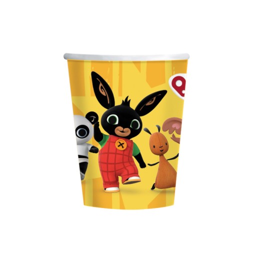 BING BUNNY NARODENINOVÉ HRNČEKY, ORANŽOVÉ, 8 ks