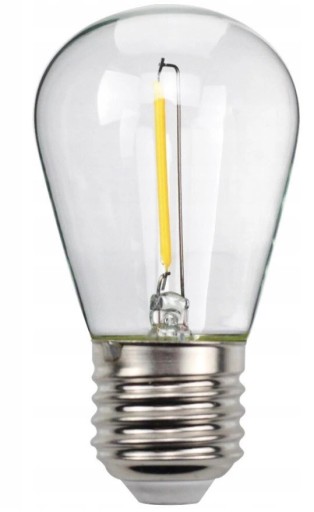 Dekoratívna žiarovka Retro Warm Filament E27 1W 2700K na girlandy