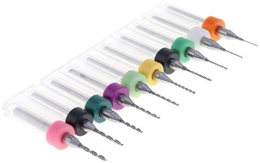 10ks x MINI MALÉ VRTAČKY 0,30-1,20 mm KARBIDOVÉ DPS ŠIROKÉ MODELOVANIE