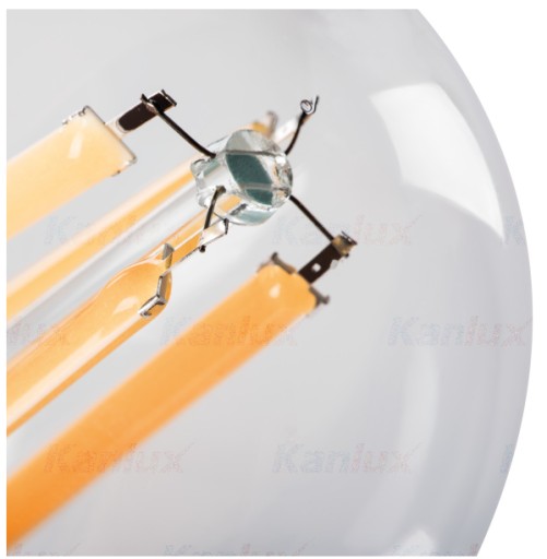 XLED FILAMENT žiarovka A60 7W-WW svetelný zdroj SHANK E27 810lm 2700K