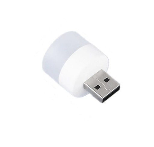Mini USB LED lampa 5V 1W Nočné osvetlenie, studená biela