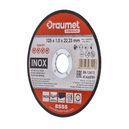 DRAUMET PREMIUM 8556 INOX rezací kotúč na kov