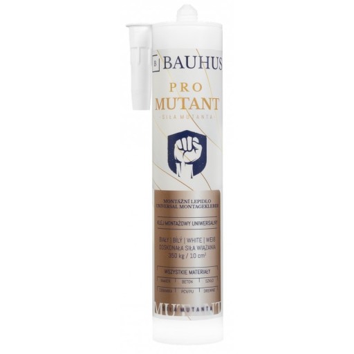 SILNÁ INŠTALÁCIA Panely z lepiacich pások Polimer Mutant PRO BAUHUS