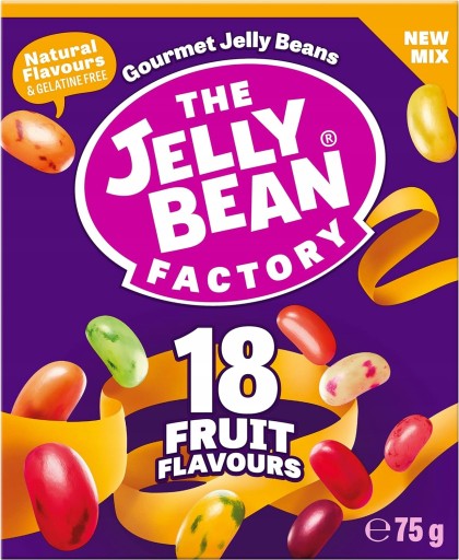 Fruit Beans 18 Pink Flavors Jelly Bean Factory 75g